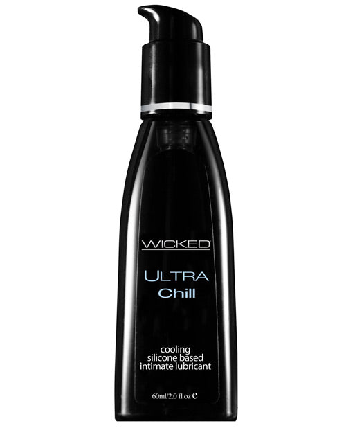 Wicked Sensual Care Ultra Chill Cooling Sensation Silicone Based Lubricant - 2 Oz - BDSMTest Store