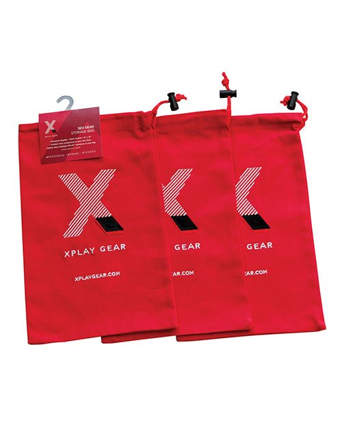 Xplay Gear Ultra Soft Gear Bag 8" X 13" - Cotton Pack Of 3 - BDSMTest Store